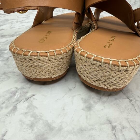 COLE HAAN Women's Size 8.5 Cloudfeel Tilden Ankle Pecan Brown Strap Sandals - Picture 13 of 16